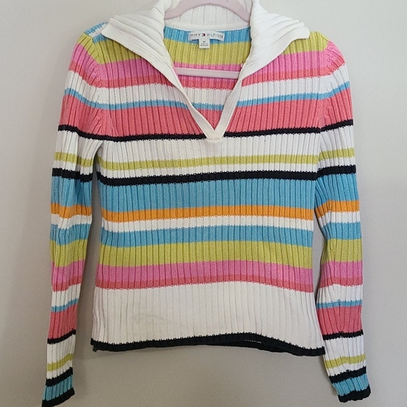Tommy Hilfiger Sweaters - Tommy Hilfiger Stripped Sweater